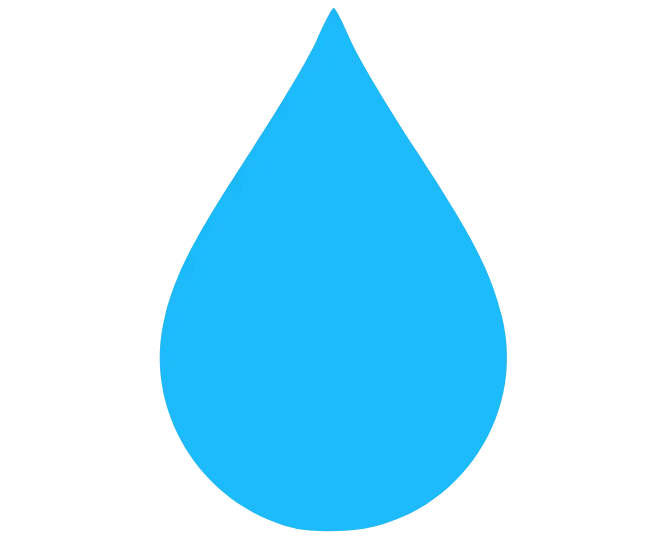 Water Drop Blue Icon