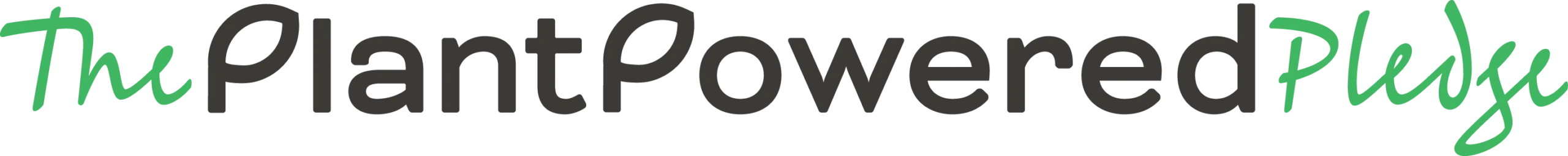 PlantPowered Pledge Horizontal Logo