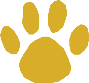 Plant Powered Yellow Animal Track Icon