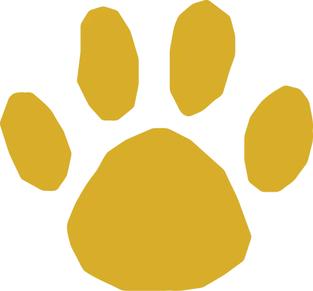 Plant Powered Yellow Animal Track Icon